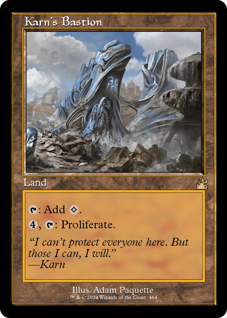 Karn's Bastion (Retro Frame) [Ravnica Remastered] | Gamers Paradise