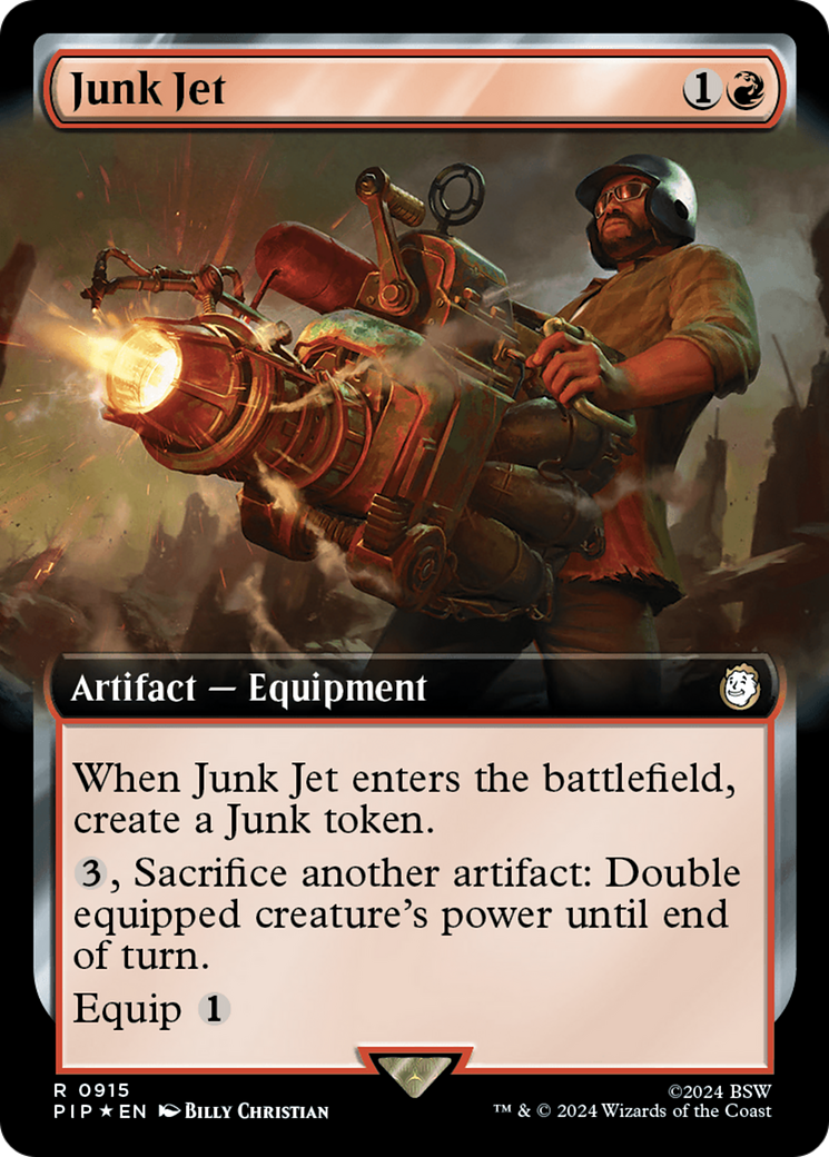 Junk Jet (Extended Art) (Surge Foil) [Fallout] | Gamers Paradise