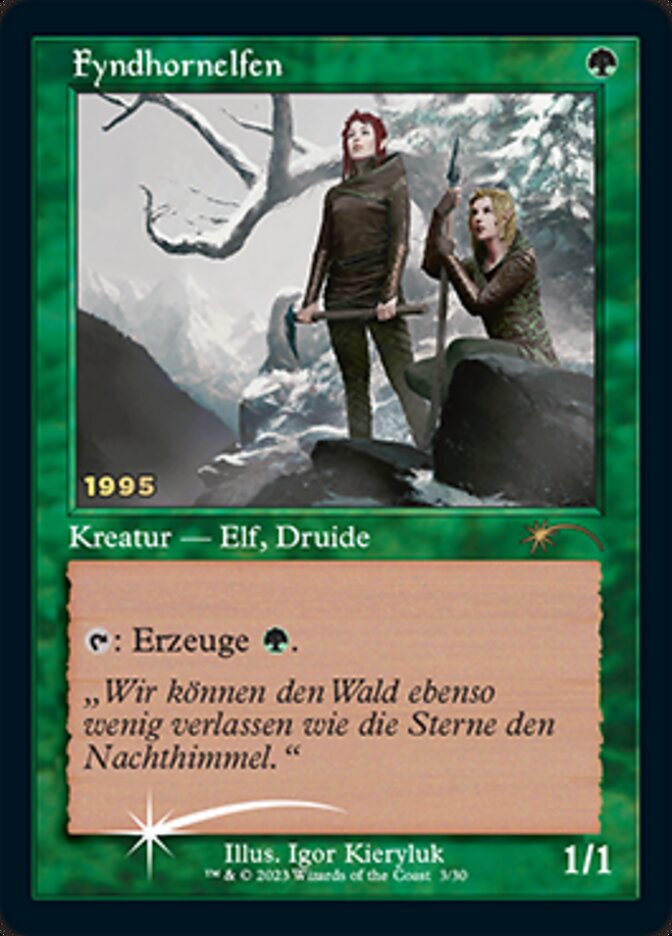 Fyndhornelfen (Fyndhorn Elves) [30th Anniversary Promos] | Gamers Paradise