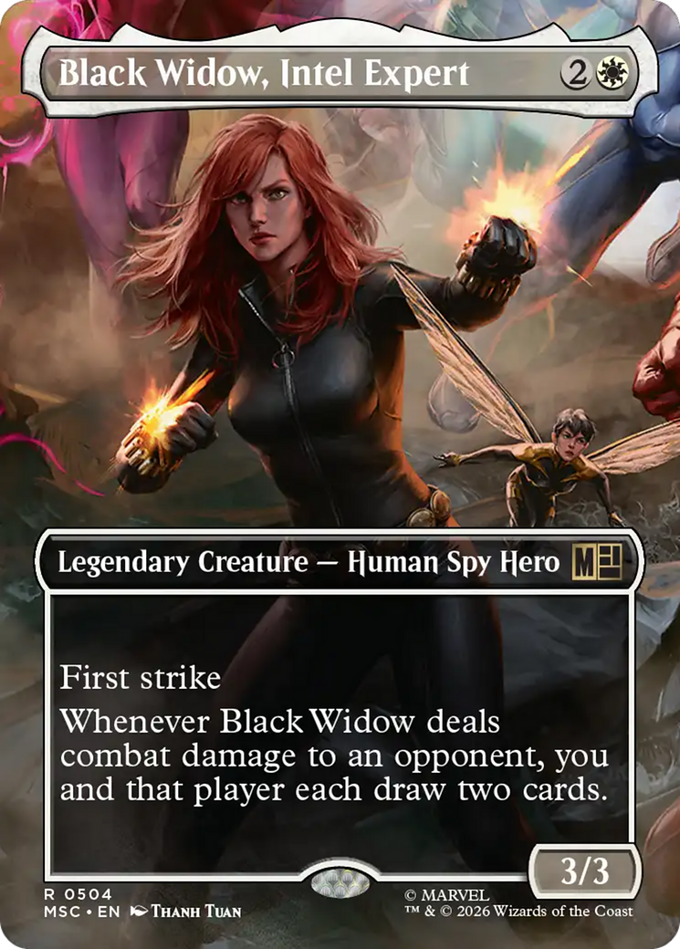 Black Widow, Intel Expert (Borderless) [Marvel Super Heroes Commander] | Gamers Paradise