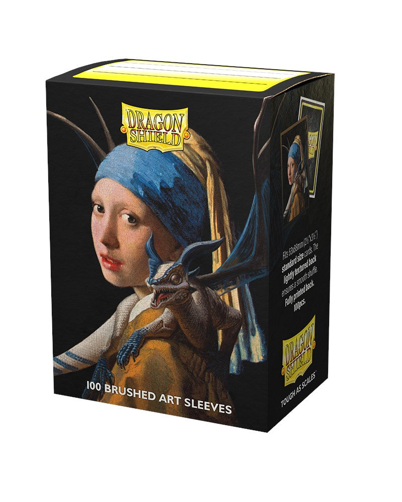 Dragon Shield: Standard 100ct Brushed Art Sleeves - Girl with a Pearl Earring | Gamers Paradise