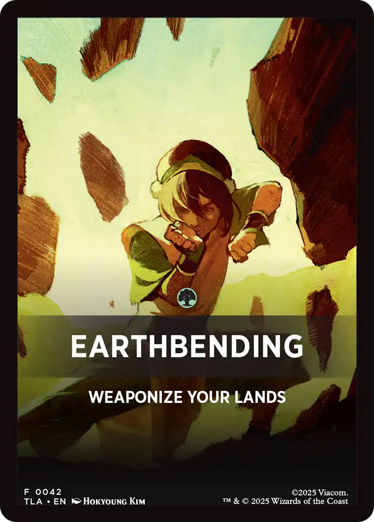 Earthbending Theme Card (0042) [Avatar: The Last Airbender Tokens] | Gamers Paradise