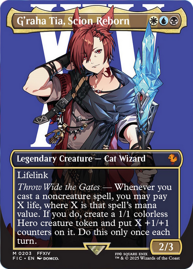 G'raha Tia, Scion Reborn (Borderless) [FINAL FANTASY Commander] | Gamers Paradise
