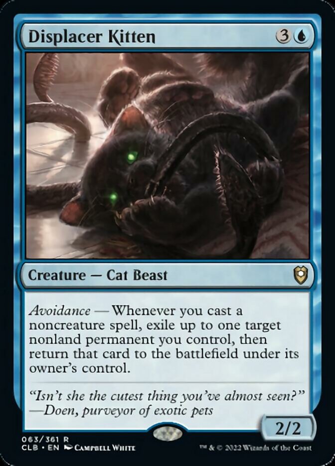 Displacer Kitten [Commander Legends: Battle for Baldur's Gate] | Gamers Paradise