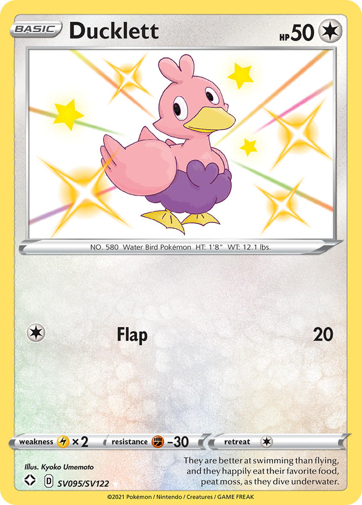 Ducklett (SV095/SV122) [Sword & Shield: Shining Fates] | Gamers Paradise