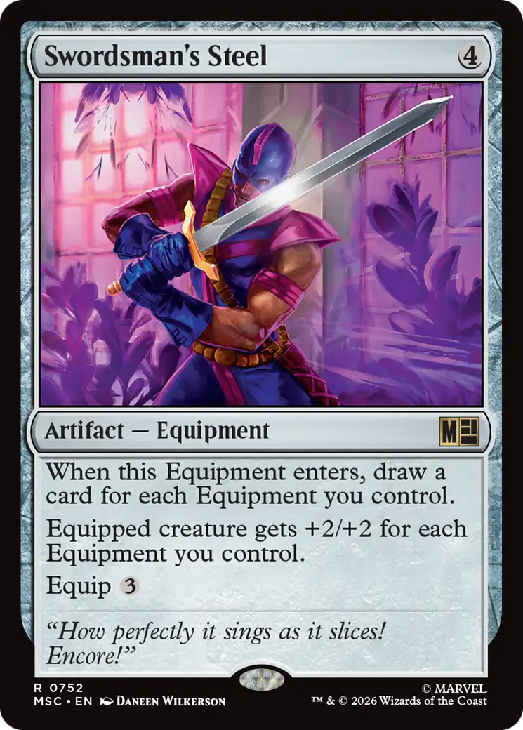 Swordsman's Steel [Marvel Super Heroes Commander] | Gamers Paradise