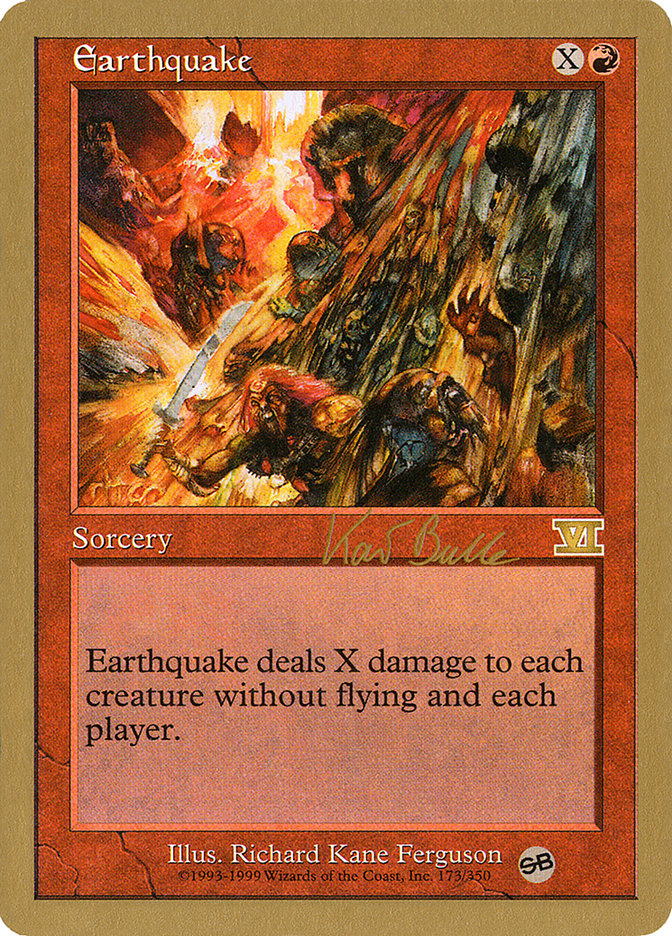 Earthquake (Kai Budde) (SB) [World Championship Decks 1999] | Gamers Paradise