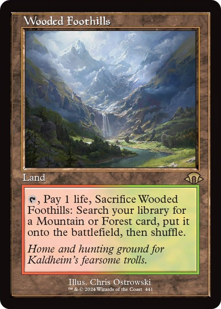Wooded Foothills (Retro) [Modern Horizons 3] | Gamers Paradise