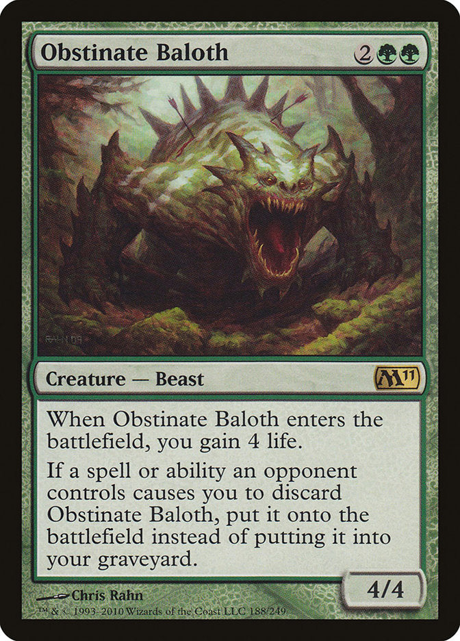 Obstinate Baloth [Magic 2011] | Gamers Paradise