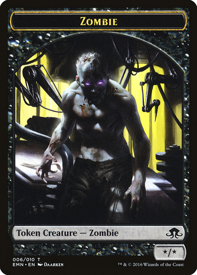 Zombie Token (006/010) [Eldritch Moon Tokens] | Gamers Paradise