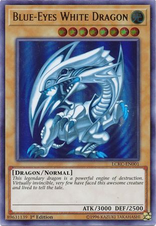 Blue-Eyes White Dragon (Version 2) [LCKC-EN001] Ultra Rare | Gamers Paradise