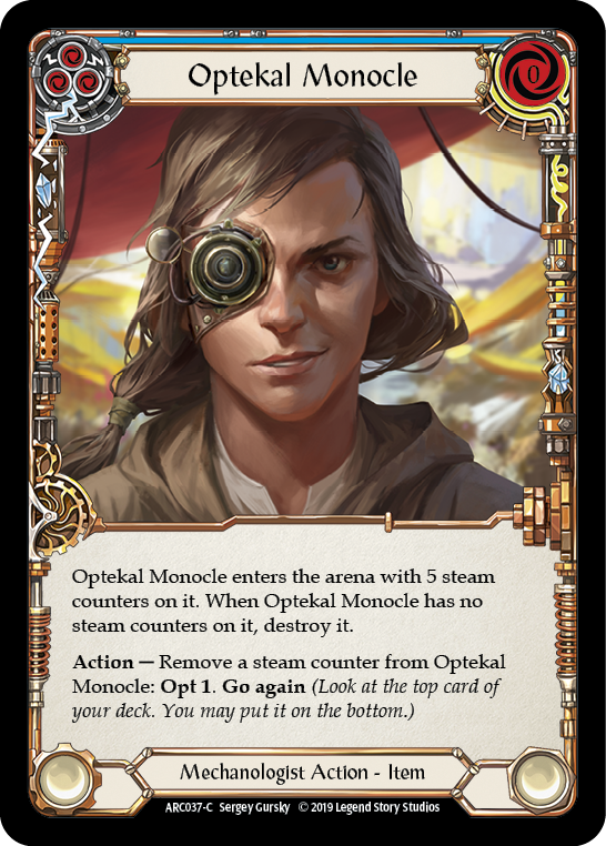 Optekal Monocle [ARC037-C] (Arcane Rising)  1st Edition Normal | Gamers Paradise