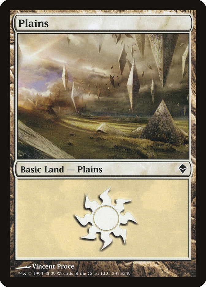 Plains (233a) [Zendikar] | Gamers Paradise