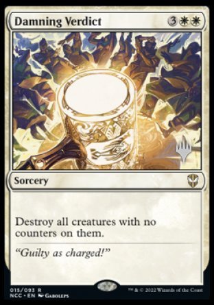 Damning Verdict (Promo Pack) [Streets of New Capenna Commander Promos] | Gamers Paradise