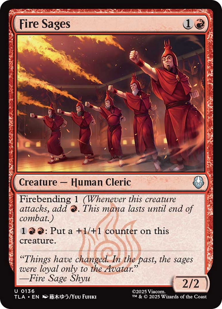 Fire Sages [Avatar: The Last Airbender] | Gamers Paradise