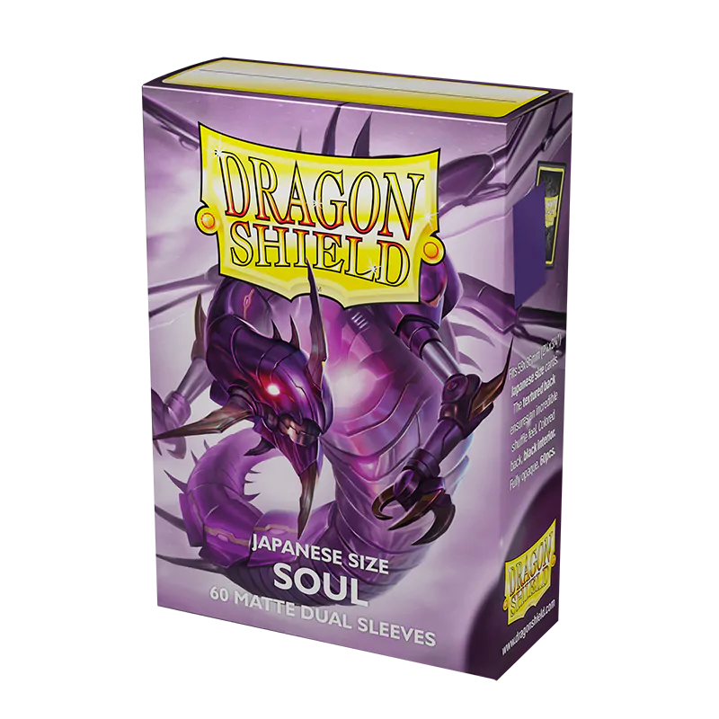Dragon Shield: Japanese Size 60ct Sleeves - Soul (Matte) | Gamers Paradise