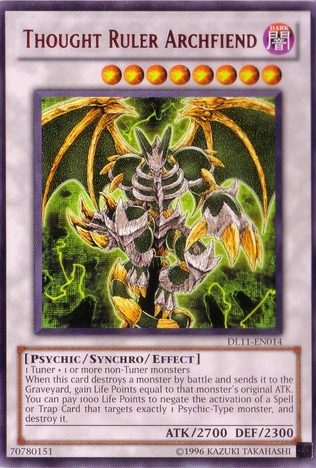 Thought Ruler Archfiend (Red) [DL11-EN014] Rare | Gamers Paradise
