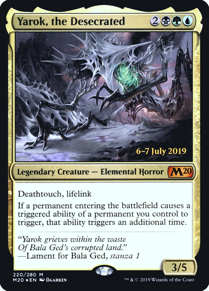 Yarok, the Desecrated [Core Set 2020 Prerelease Promos] | Gamers Paradise