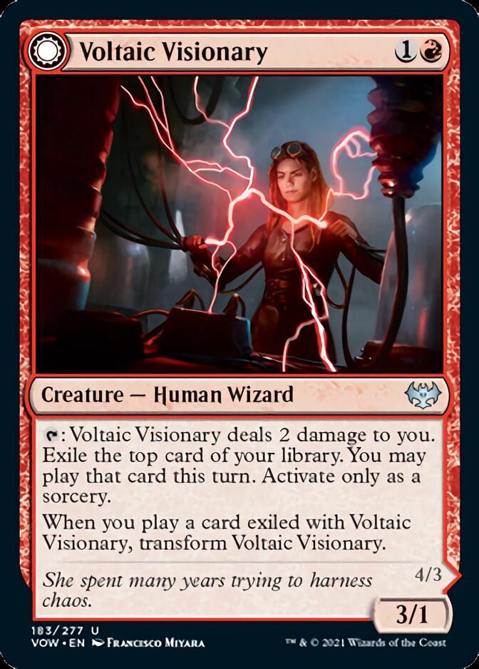 Voltaic Visionary // Volt-Charged Berserker [Innistrad: Crimson Vow] | Gamers Paradise