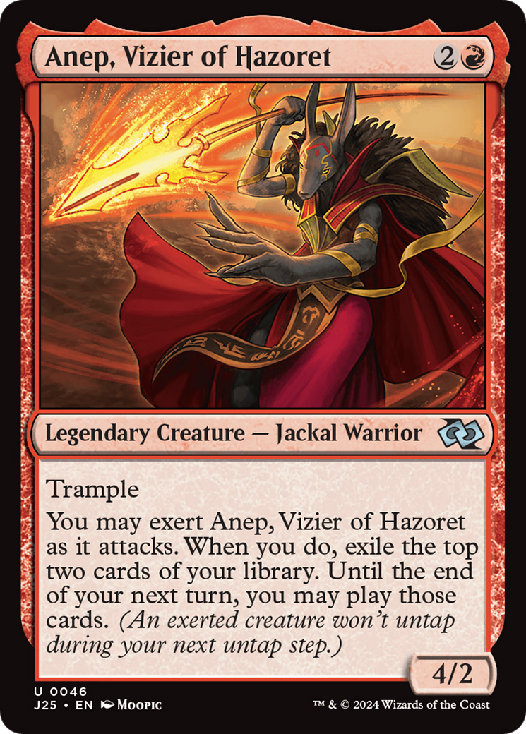 Anep, Vizier of Hazoret (Anime) [Foundations Jumpstart] | Gamers Paradise