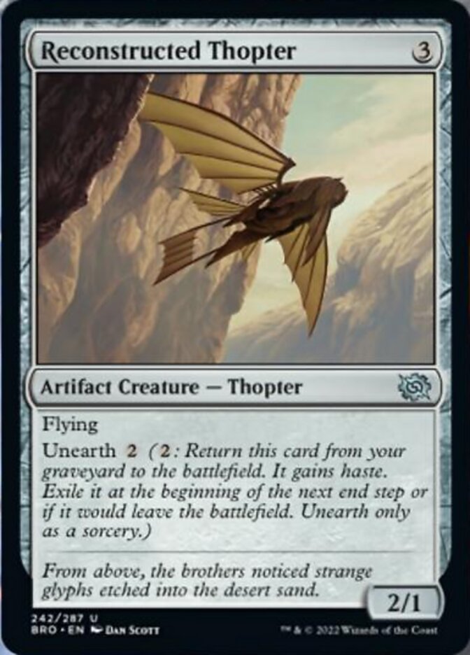 Reconstructed Thopter [The Brothers' War] | Gamers Paradise