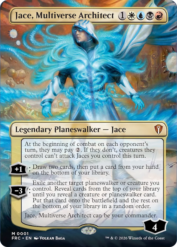 Jace, Multiverse Architect (Borderless) [Reality Fracture Commander] | Gamers Paradise