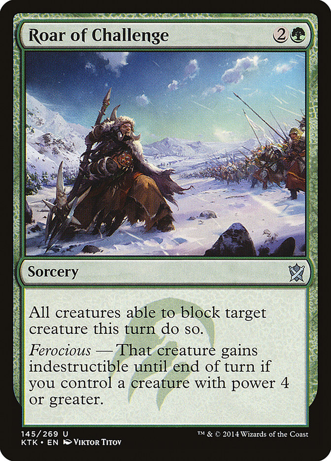 Roar of Challenge [Khans of Tarkir] | Gamers Paradise