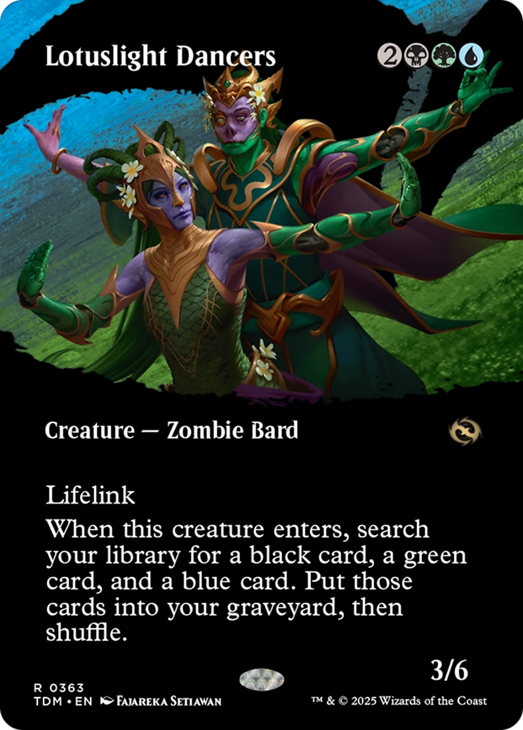 Lotuslight Dancers (Borderless) [Tarkir: Dragonstorm] | Gamers Paradise