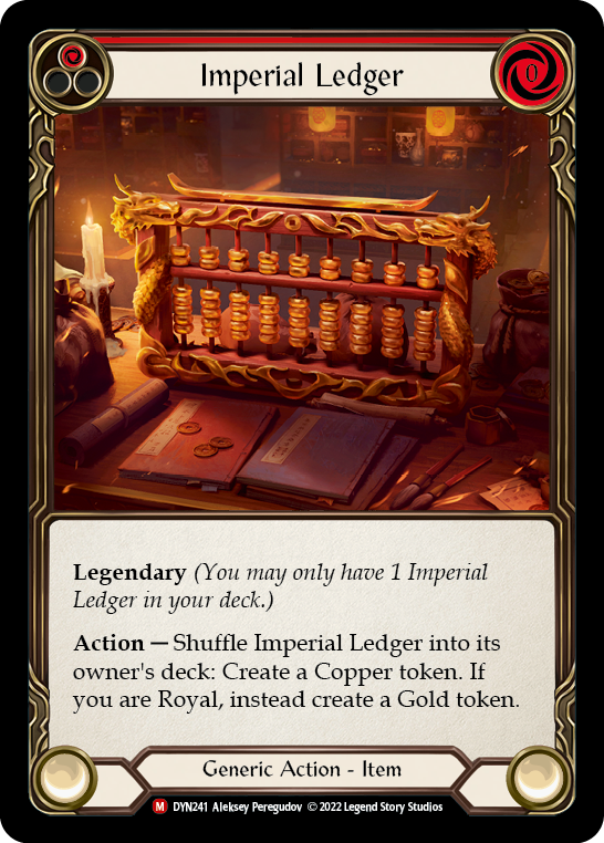 Imperial Ledger [DYN241] (Dynasty)  Cold Foil | Gamers Paradise