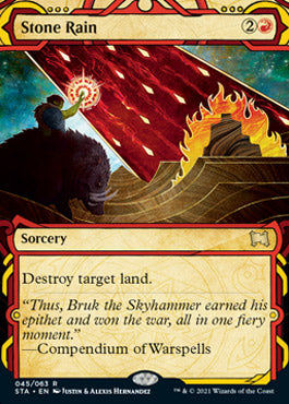Stone Rain (Foil Etched) [Strixhaven: Mystical Archive] | Gamers Paradise