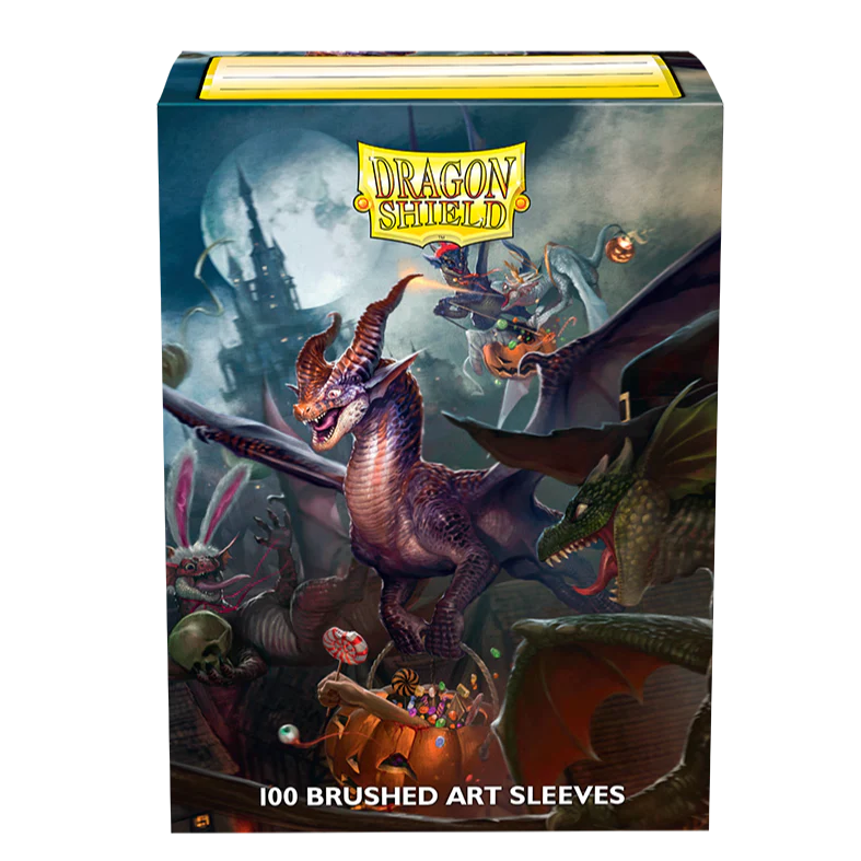 Dragon Shield: Standard 100ct Brushed Art Sleeves - Halloween Dragon (2021) | Gamers Paradise