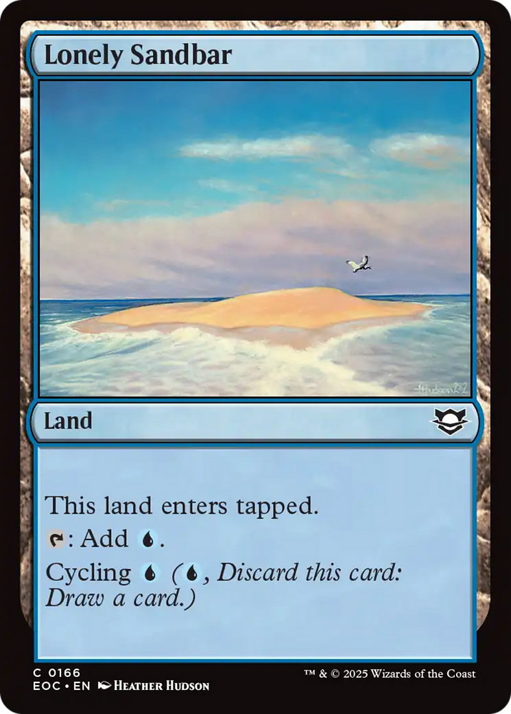 Lonely Sandbar [Edge of Eternities Commander] | Gamers Paradise