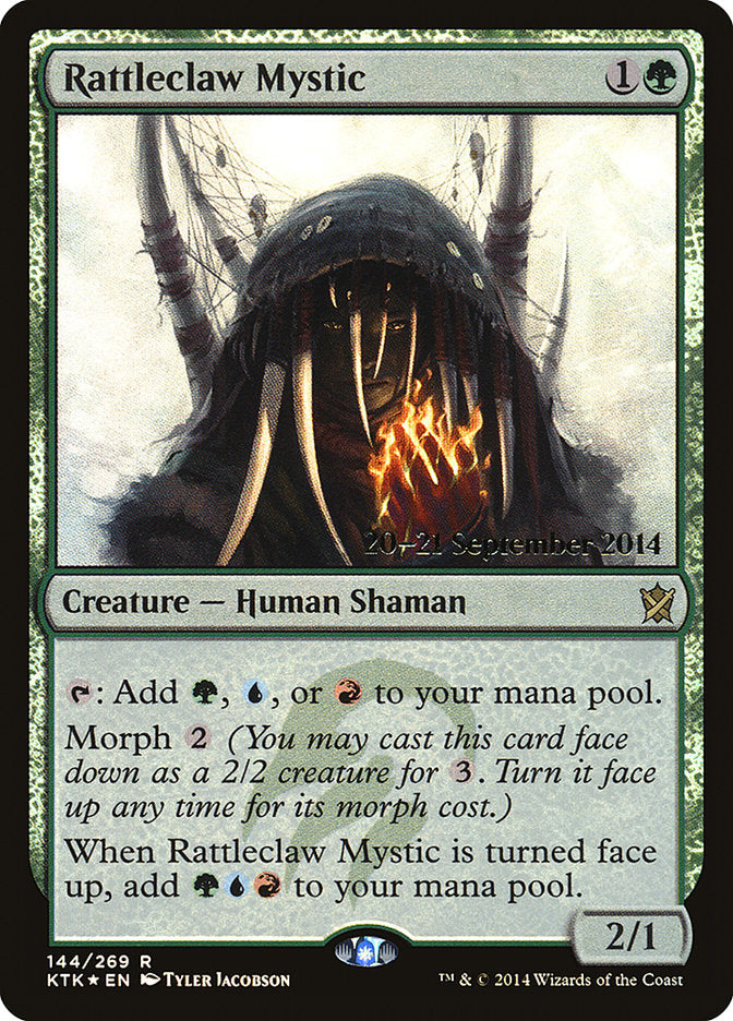 Rattleclaw Mystic [Khans of Tarkir Prerelease Promos] | Gamers Paradise