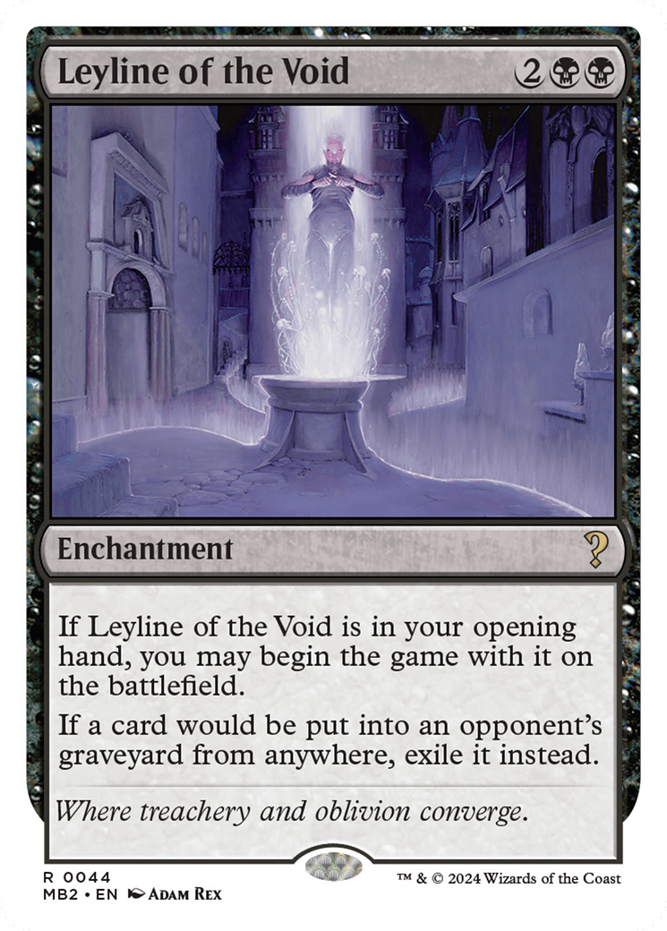 Leyline of the Void (White Border) [Mystery Booster 2] | Gamers Paradise