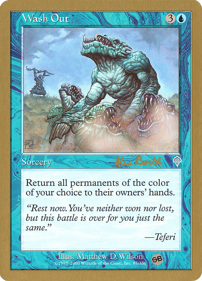 Wash Out (Alex Borteh) (SB) [World Championship Decks 2001] | Gamers Paradise