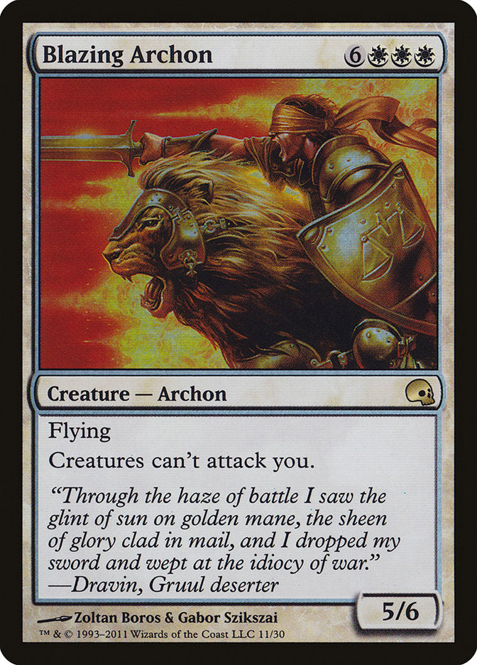 Blazing Archon [Premium Deck Series: Graveborn] | Gamers Paradise