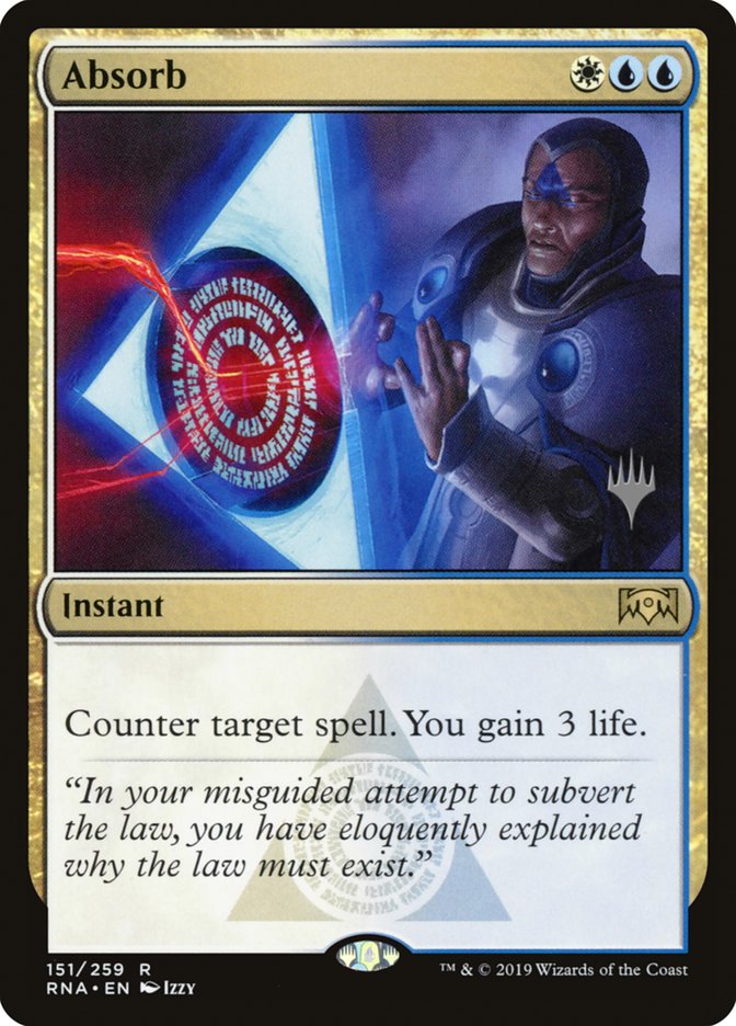 Absorb (Promo Pack) [Ravnica Allegiance Promos] | Gamers Paradise