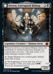 Jerren, Corrupted Bishop // Ormendahl, the Corrupted [Innistrad: Midnight Hunt] | Gamers Paradise