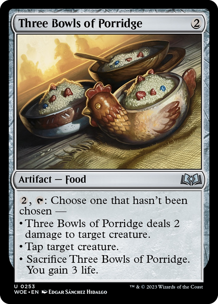 Three Bowls of Porridge [Wilds of Eldraine] | Gamers Paradise