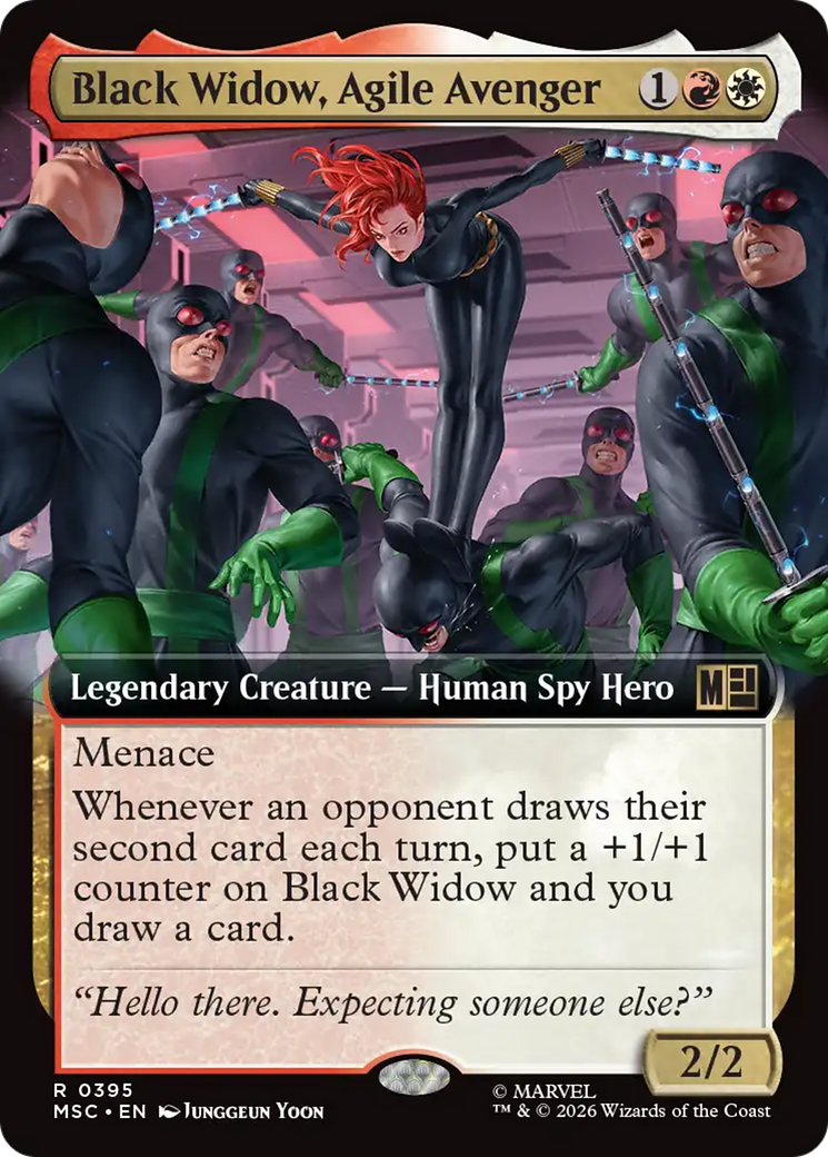 Black Widow, Agile Avenger (Extended Art) [Marvel Super Heroes Commander] | Gamers Paradise