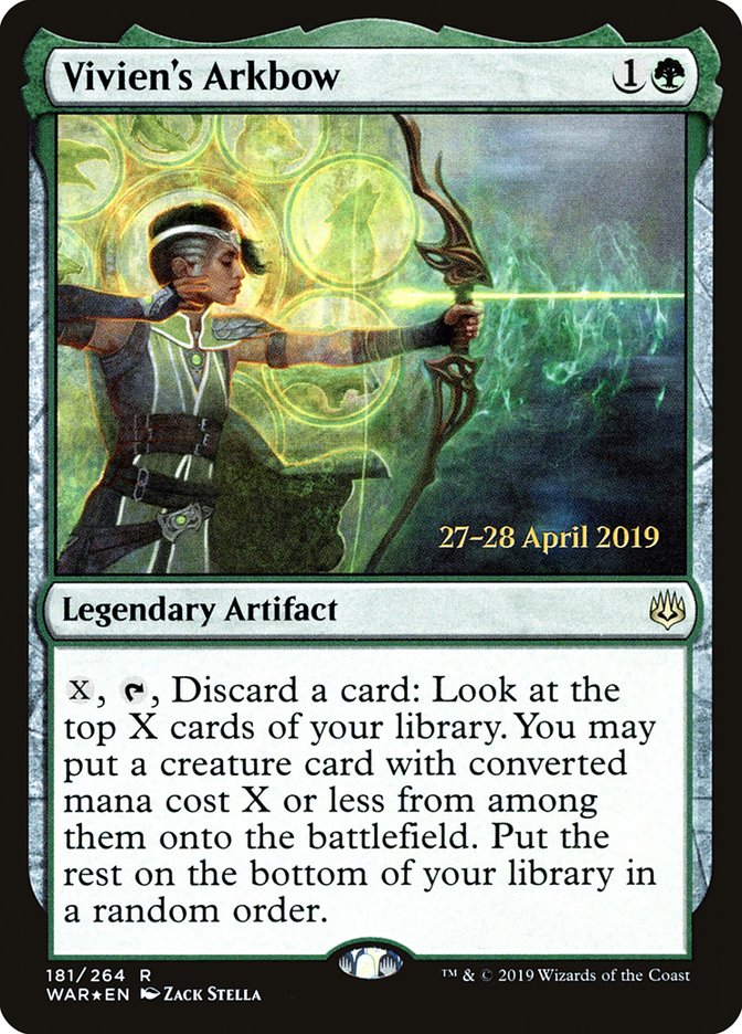 Vivien's Arkbow [War of the Spark Prerelease Promos] | Gamers Paradise