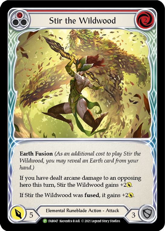 Stir the Wildwood [FAB047] (Promo)  Rainbow Foil | Gamers Paradise