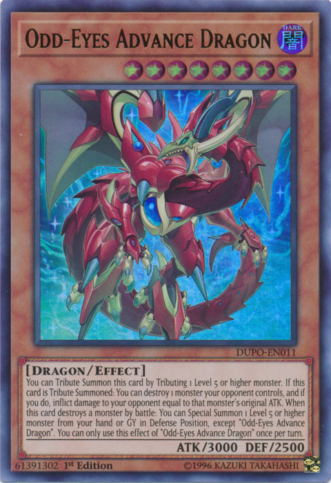 Odd-Eyes Advance Dragon [DUPO-EN011] Ultra Rare | Gamers Paradise