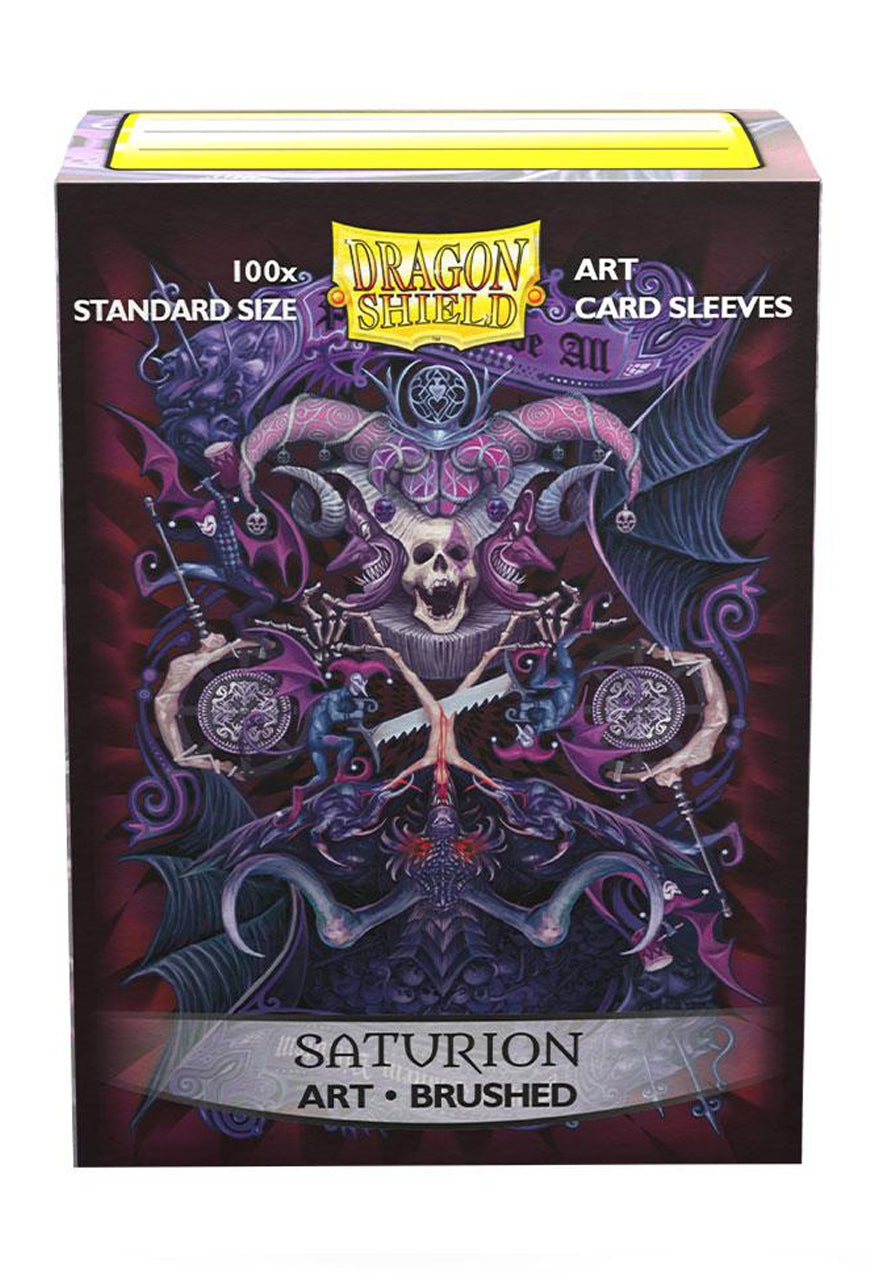 Dragon Shield: Standard 100ct Brushed Art Sleeves - Saturion | Gamers Paradise