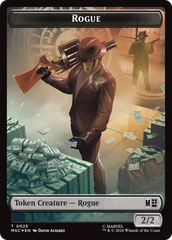 Treasure (027) // Rogue (025) Double-Sided Token (Surge Foil) [Marvel Super Heroes Commander Tokens] | Gamers Paradise