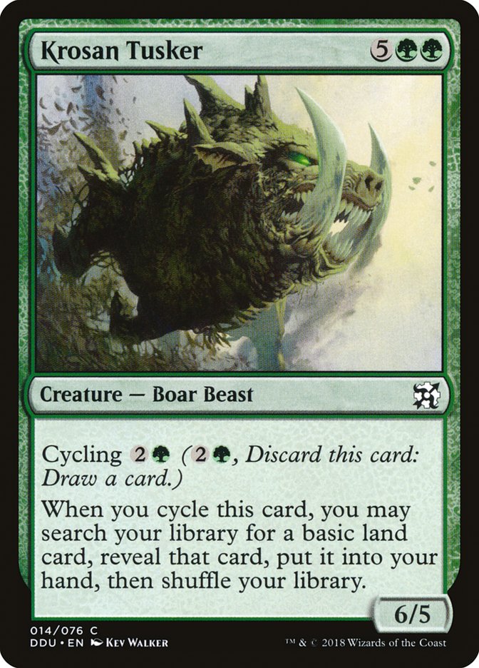 Krosan Tusker [Duel Decks: Elves vs. Inventors] | Gamers Paradise