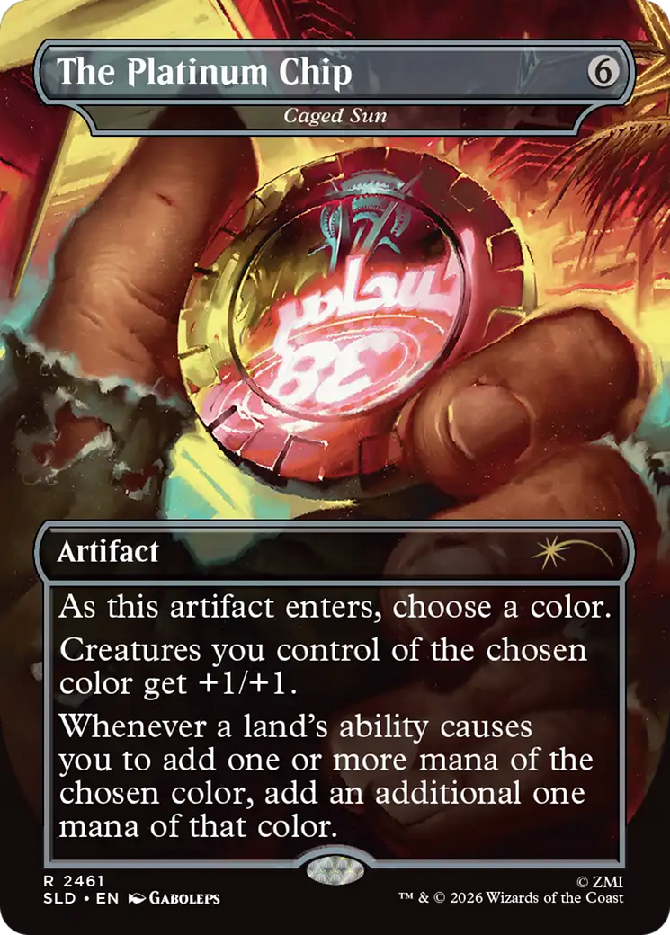 The Platinum Chip - Caged Sun [Secret Lair Drop Series] | Gamers Paradise