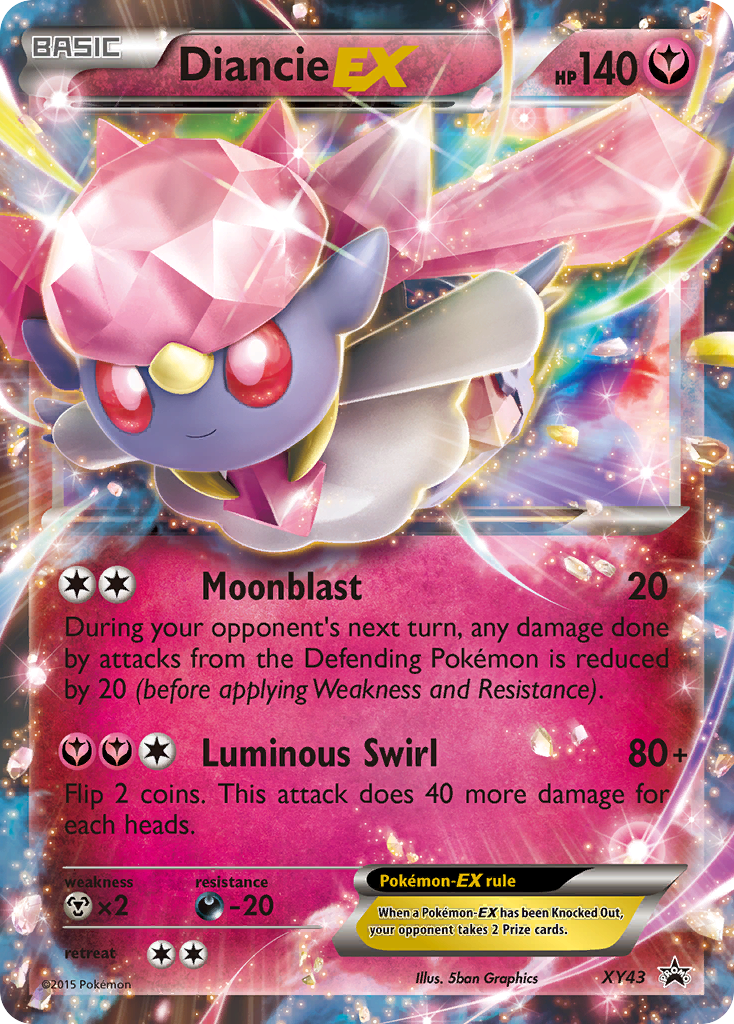 Diancie EX (XY43) [XY: Black Star Promos] | Gamers Paradise