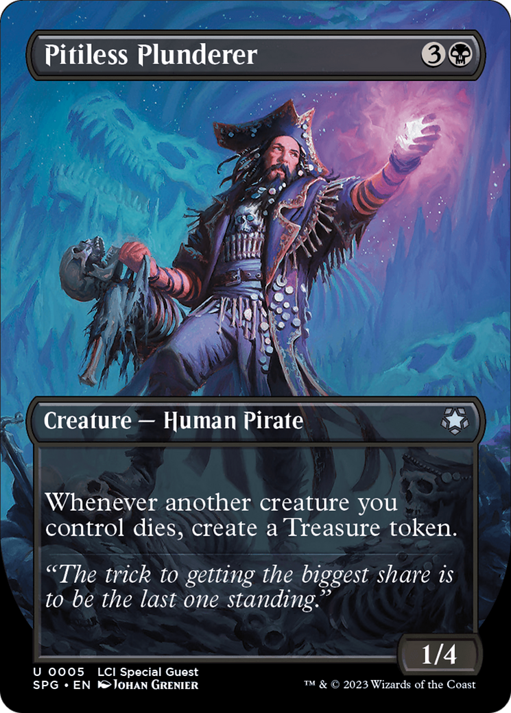 Pitiless Plunderer (Borderless) [The Lost Caverns of Ixalan Special Guests] | Gamers Paradise
