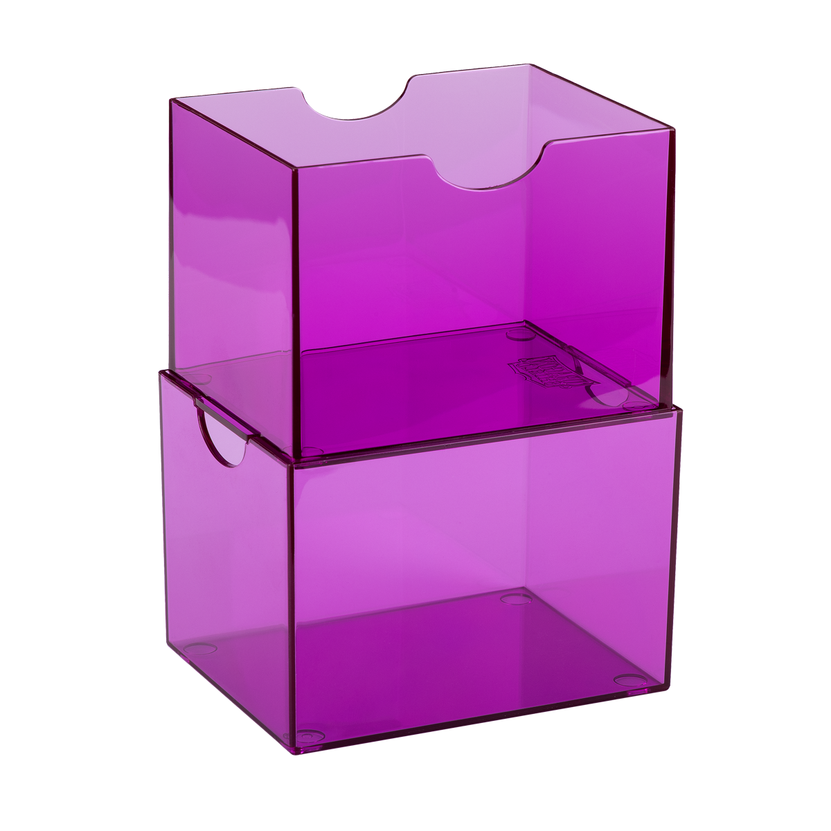 Dragon Shield: Strongbox - Clear Purple | Gamers Paradise